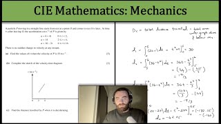 Exam Hack | CIE A-Level Maths | Mechanics | Differential/Integral Motion Question