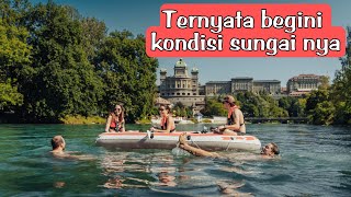 Menyusuri Sungai Aare di Bern Swiss