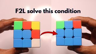 how to solve these conditions in F2L /#cubers #rubikscube #cube #youtubeindia #tipsandtricks