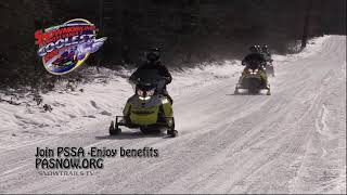 SnowTrails TV - Snowmobile Mike Rides the Laurel Highlands