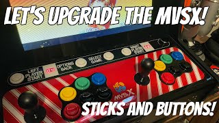 MVSX STICK AND BUTTON MOD!