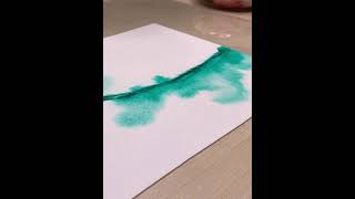 Watercolor Magic Abstract Landscape