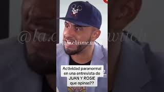 Rosie Rivera y su hermano Juan sufren actividad paranormal en media entrevista