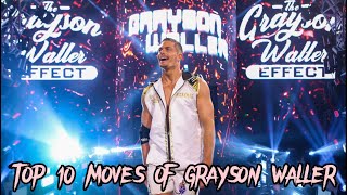 Wwe Top 10 Moves of Grayson Waller