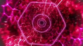 Red dynamic abstract time tunnel photography&video background Video material for video producer