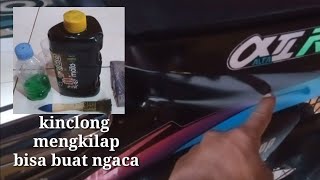 membuat cairan pengkilap motor (KiT) bahan sederhana hasil maksimal