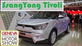 SsangYong Tivoli, live photos at 2015 Geneva Motor Show