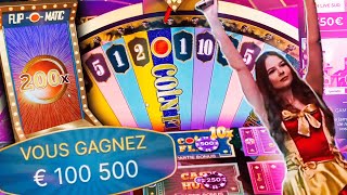 New Record Win 100.500€ on Crazy time - TOP 5 STREAMERS BIGGEST WINS OF THE WEEK