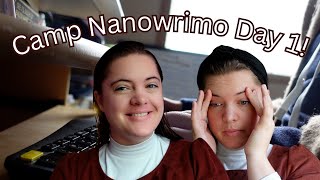 Camp Nanowrimo Day 1 | editing, synopsis, and daily vlogs