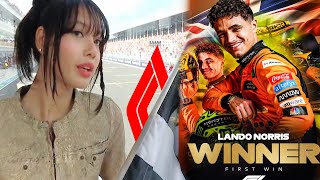 Lisa Surprises by Waving Checkered flag at the F1 Miami Grand Prix 2024| Lando Norris,Max Verstappen