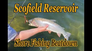 Scofield Reservoir Shore Fishing Beatdown