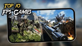 Top 10 Non-Stop Action Fps Games For Mobile ‖ With High Graphics