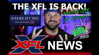 XFL NEWS:  The XFL with be back for a 2022 Football Season