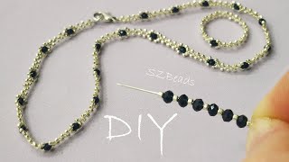 😍 2 IN 1 😍 How to VERY SIMPLY make an elegant necklace and bracelet from beads