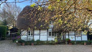 Gardening in a English country cottage