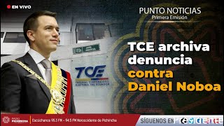 🔴 #EnVIVO | TCE archiva denuncia contra Daniel Noboa