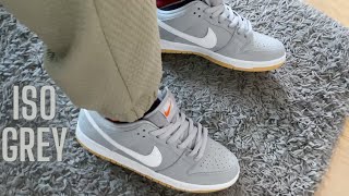 Nike Dunk Low SB Iso Grey Review and on foot look!