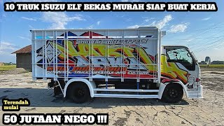 HARGA TRUK ISUZU ELF BEKAS MURAH MULAI 50 JUTAAN NEGO || UPDATE TERBARU 2023 || JUAL BELI TRUK