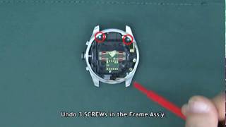 Disassemble LG Electronics watch  LM-W315(W7)