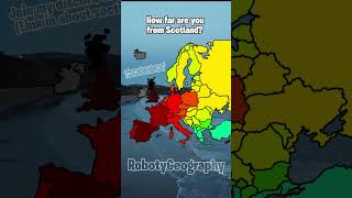 How far are you from Scotland? #mapping #geography