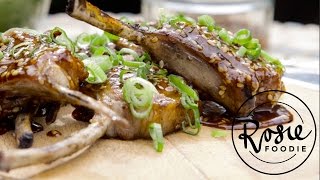 Quick 'n' Easy BBQ Plum and Sesame Lamb Cutlets | Rosie Foodie