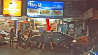 Old Man Smashes Thai Girl On The Streets.