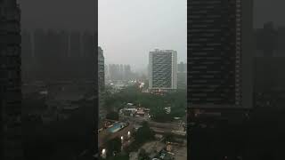 Lightning & Strong Thunderstorms sound this morning june 1 2023 around 6.15 am||hk#trending #viral #