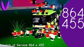 (OLD VIDEO) | ROBLOX | GAR | Launch of Service 864 & 455