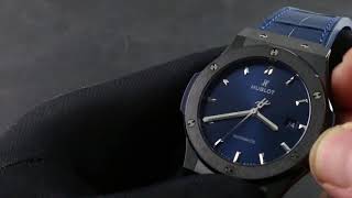 Hublot Classic Fusion Ceramic Blue 42mm 542.CM.7170.LR Functions & Care