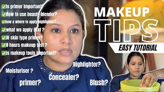 Beginners SELF MAKEUP FREE CLASS || मेकअप मैं कौनसी चीज़ कब लगाए ✅ || STEP BY STEP GUIDE #selfmakeup