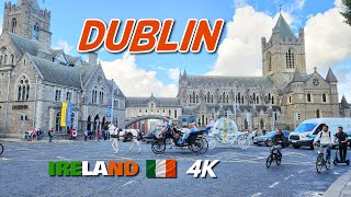 Dublin Vlog - Ireland - 4K - Walking Tour