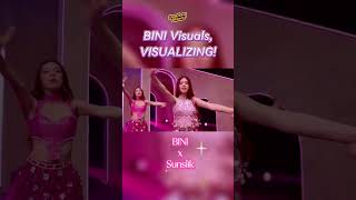 BINI Visuals are ONE of the Best in ASIA! Bini x Sunsilk #bini #biniph #sunsilll pok #shorts