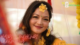 HALDI & MEHENDI CEREMONY || SARASWATI'S FAMILY || CINEMATIC 2023 || KD FLIMS & PHOTO CONCERN