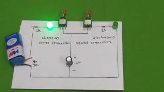 capacitor charging discharging project | best school project topic