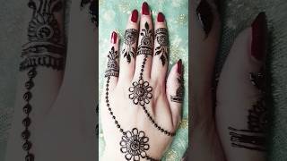 Mehndi Design for back hand #shorts