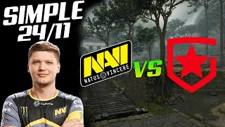 CSGO POV NAVI SIMPLE (24/11) VS GAMBIT ANCIENT BLAST Premier Spring Final 2021 19.06.21!