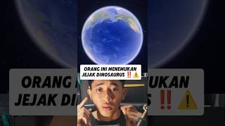 Orang ini menemukan jejak dinosaurus ‼️⚠️ #misterius