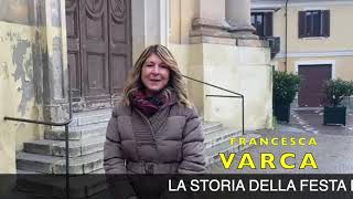 Francesca Varca  alla  celebrazione di Santa Lucia protettrice dei non vedenti