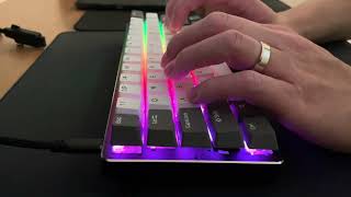 Gateron Blue Clicky Typing ASMR