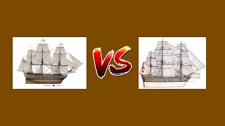 Bloody Stern Rake Fight: HMS Victory vs. Santisima Trinidad!!! UA: Age of Sail Custom Battle