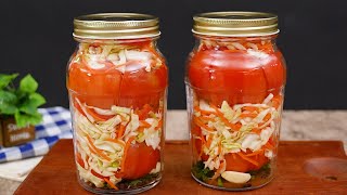 My grandmother's recipe! This long-term pickled cabbage is a family favorite!