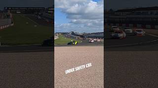 Another safety car out at the Donington Derby for the Classic Sport Car Club opening weekend.