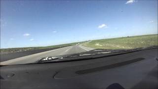 Driving Kansas Flint Hills (fast motion)