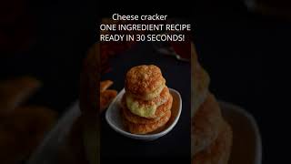 One ingredient Cheese snack #shorts #youtubeshorts