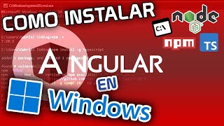 ✅ Como INSTALAR Angular CLI en Windows 10/11