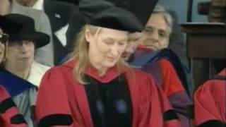 Meryl Streep receives honorary degree at Harvard - 2010