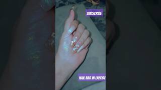 Stylish Nailart ||Nail bar in Lahore ||Life Ghar Ki #acrylicnails