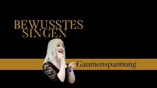 Meine wichtigste Übung-  Gaumenspannung, Bewusstes Singen aus der Supraleitung Methode, Teil 66