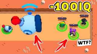 -100 IQ НУБЫ vs ТРОЛЛЬ !! Нереальные Камбэки в Brawl Stars #5