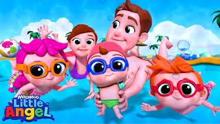 Learn to Swim with Baby John! | Baby John’s Playtime Songs & Nursery Rhymes | Little Angel